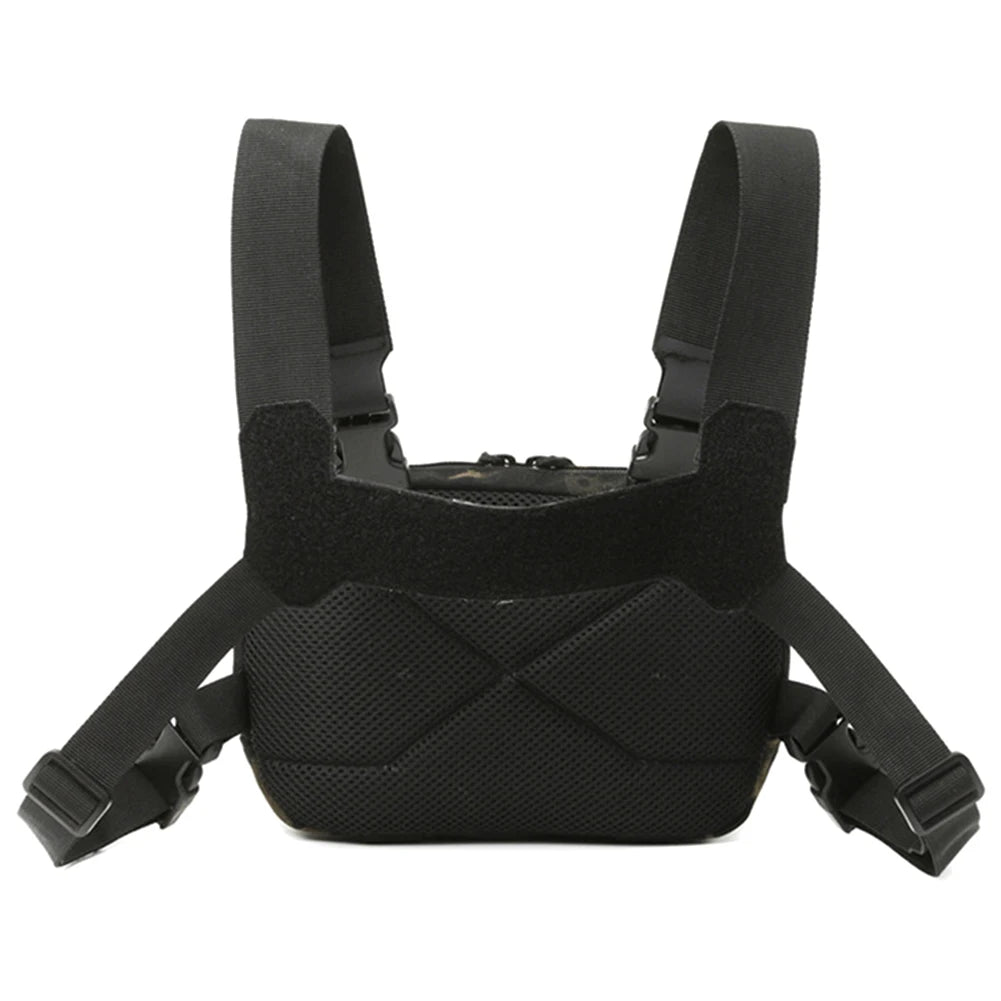 Fishing Chest Bag with Adjustable Straps Climbing Camping Backpack Large Capacity Travel Vest Backpack Outdoor Cycling Bag