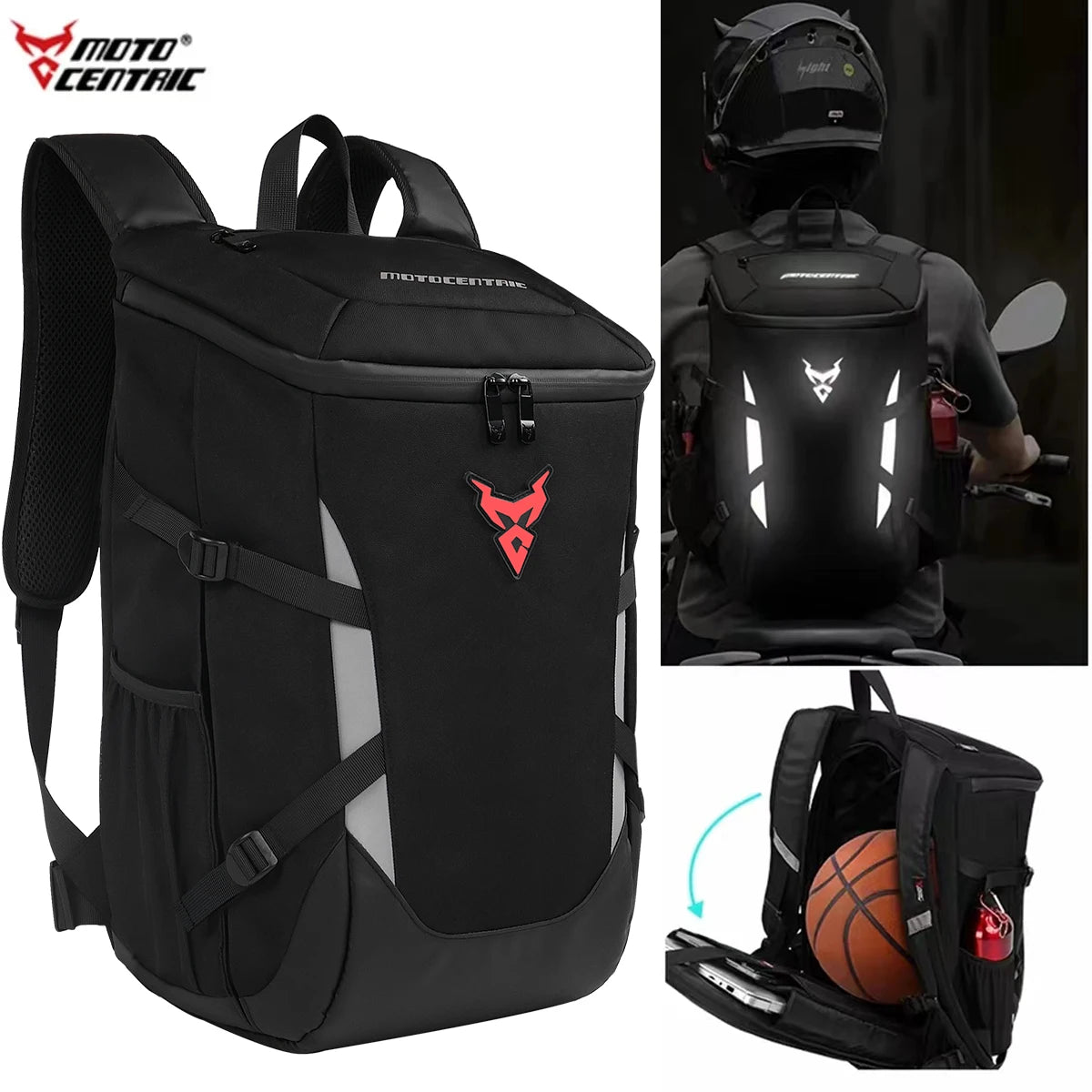 RidePack – Motorcycle Helmet & Travel Backpack