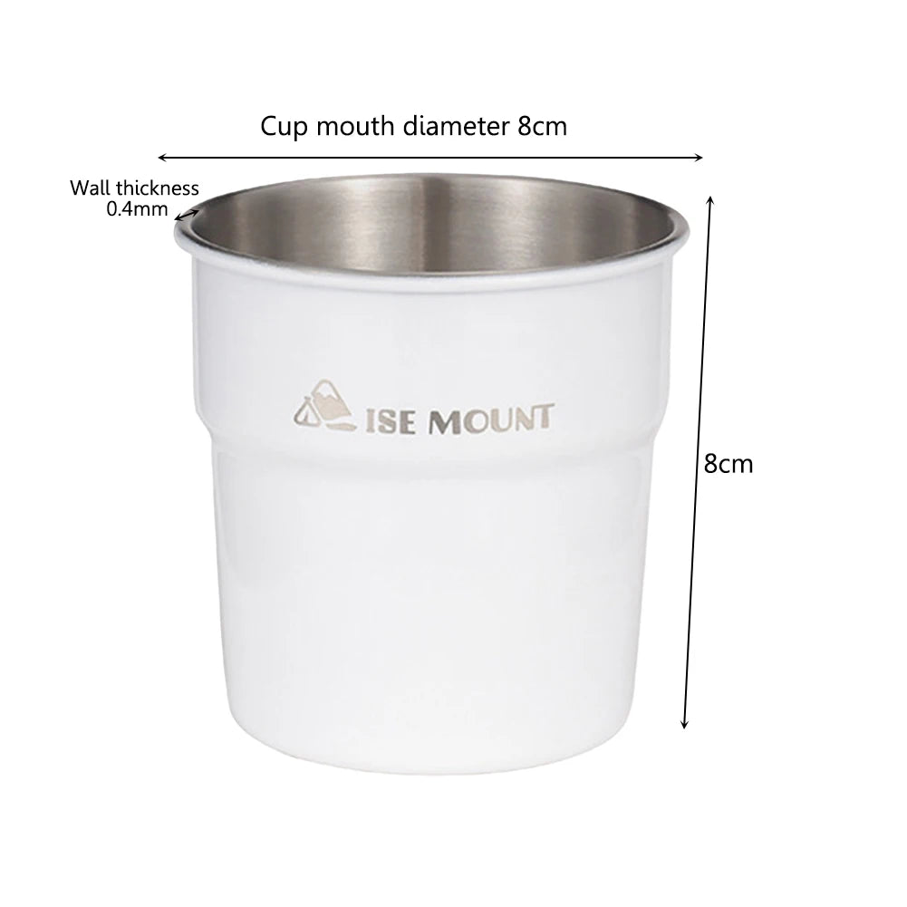 CampSip™ Stainless Steel Camping Cup – Your Essential Outdoor Companion