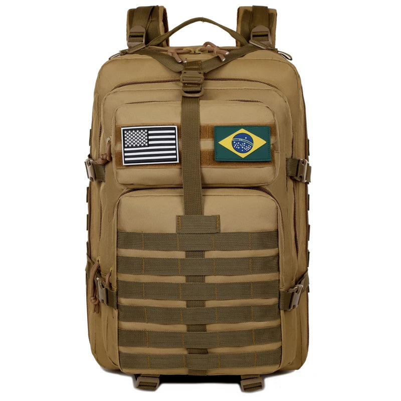 Large Capacity Waterproof Outdoor Travel Backpacks for Men Multi Pockets Durable Tactical Bag Camping Hiking Oxford Backpack
