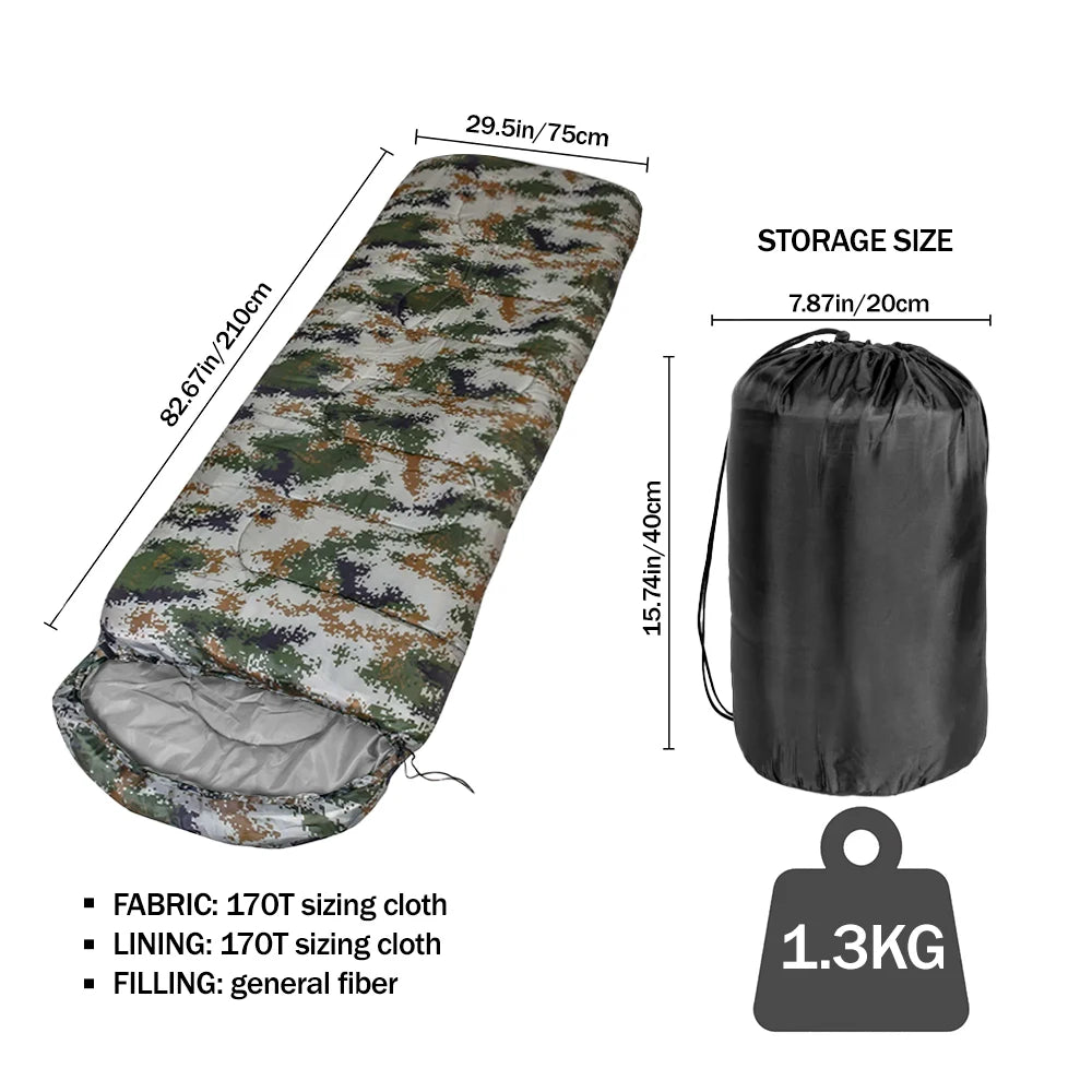 CamoShield – Lightweight Camouflage Sleeping Bag