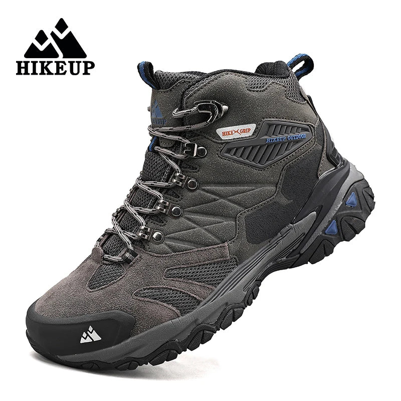 Men’s Hiking Boots – Suede High-Top Rainproof Tactical Combat Outdoor Shoes