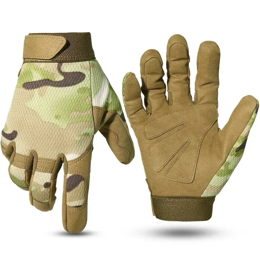 Tactical Gloves Anti-skid Outdoor Bicycle Airsoft Shooting Paintball Hunting Hiking Sports Combat Work Gear Lightweight Men