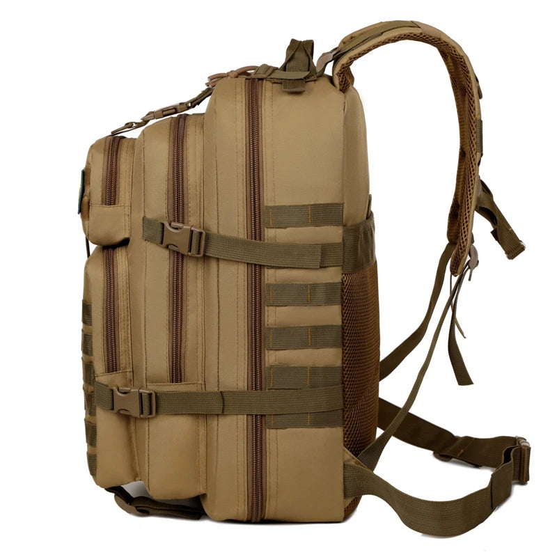 Large Capacity Waterproof Outdoor Travel Backpacks for Men Multi Pockets Durable Tactical Bag Camping Hiking Oxford Backpack