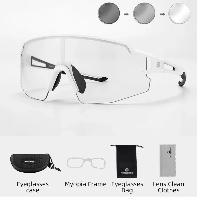 Photochromic Polarized Cycling Glasses – Ultimate UV400 Protection for MTB & Road