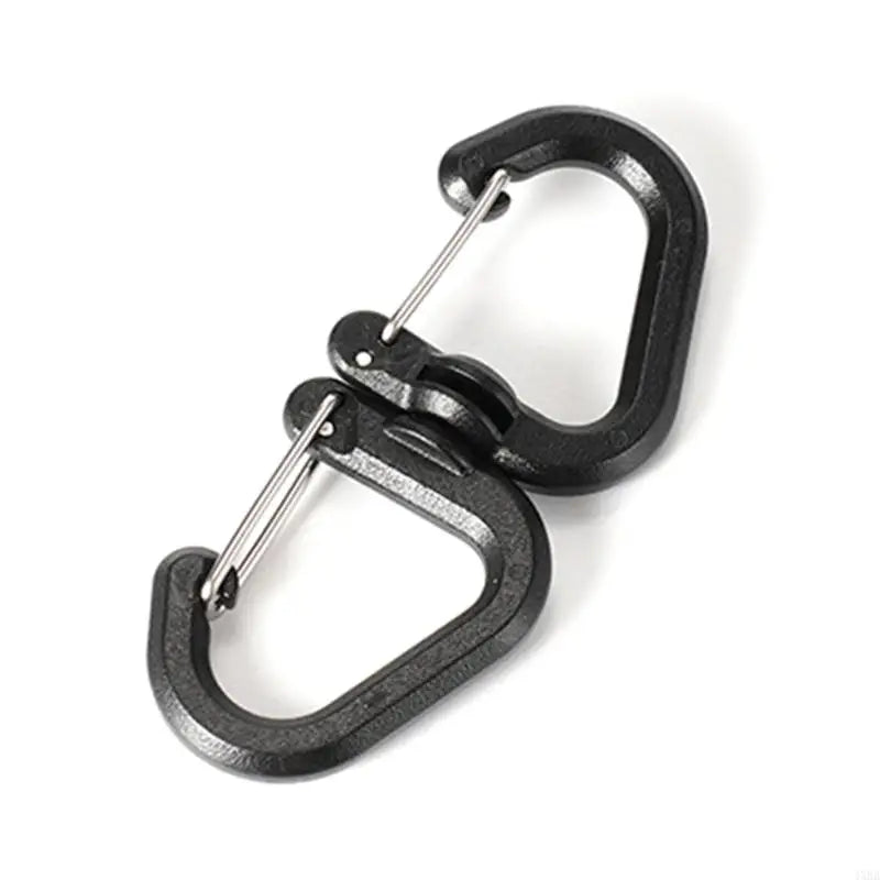 Backpacks Carabiner with 360 Degree Swivels Portable S Chain Hook Camping Double Hook Backpacks Buckles Camping Accessory