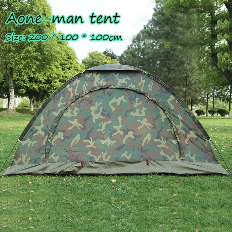 StealthCam Camouflage Camping Tent – Lightweight & Portable Single Layer