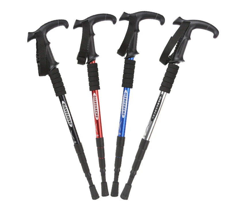 IronClimb™ 4-Section Folding Trekking Pole – Built to Pack. Ready to Rise.