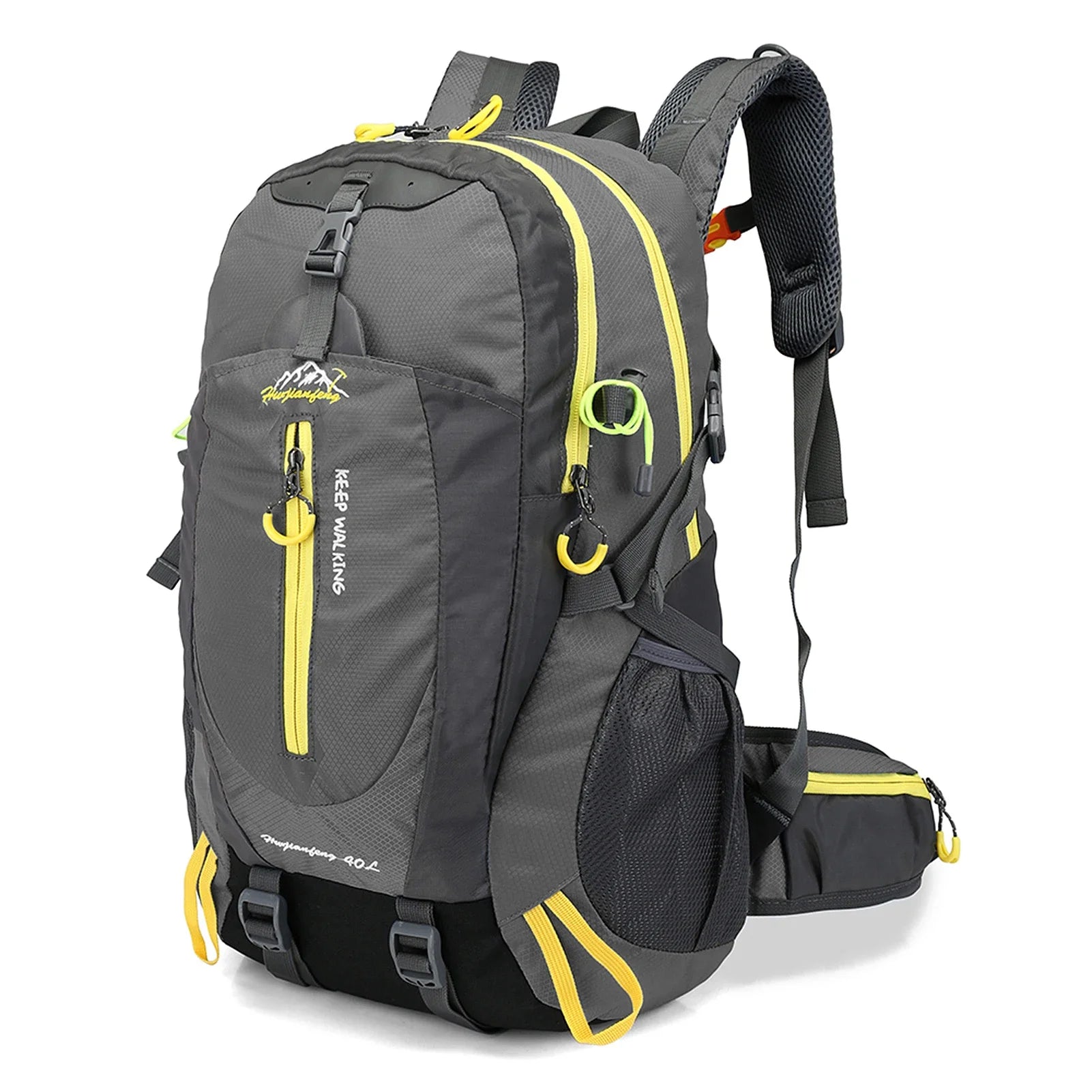 40L waterproof travel backpack, camping and hiking laptop bag, hiking backpack, men's and women's hiking backpack