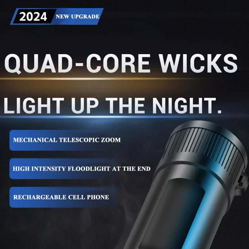 TactiGlow™ Rechargeable LED Flashlight