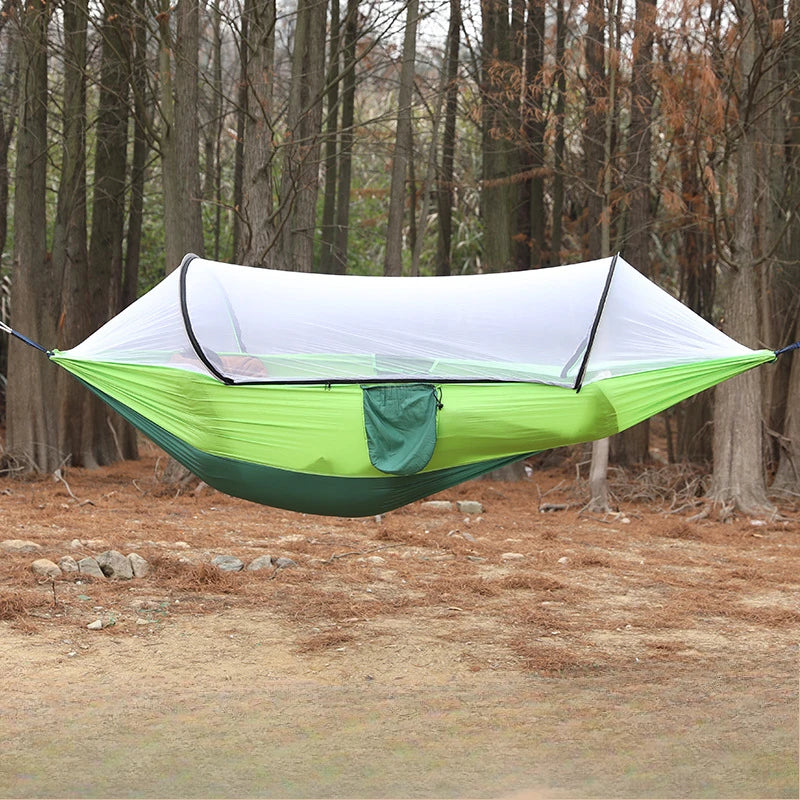 BreezeGuard™ Camping Hammock with Mosquito Net