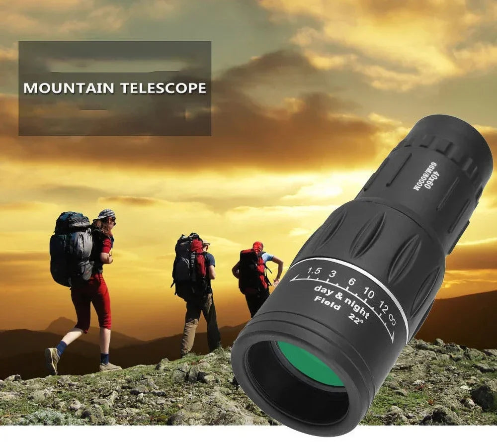 40x60 HD Military Monocular Telescope Night Vision Binoculars Professional Powerful Long Range 40x60 Portable Outdoor Multi Tool