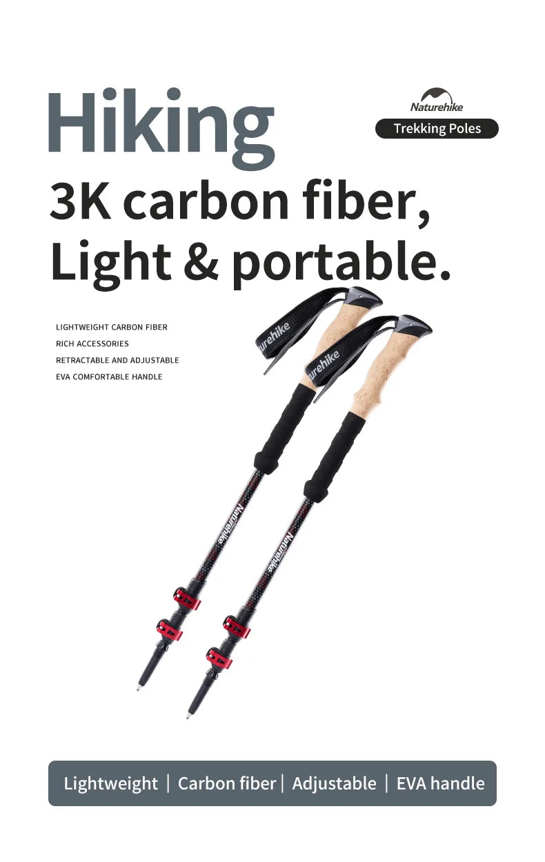 Skystride™ Carbon Trekking Poles