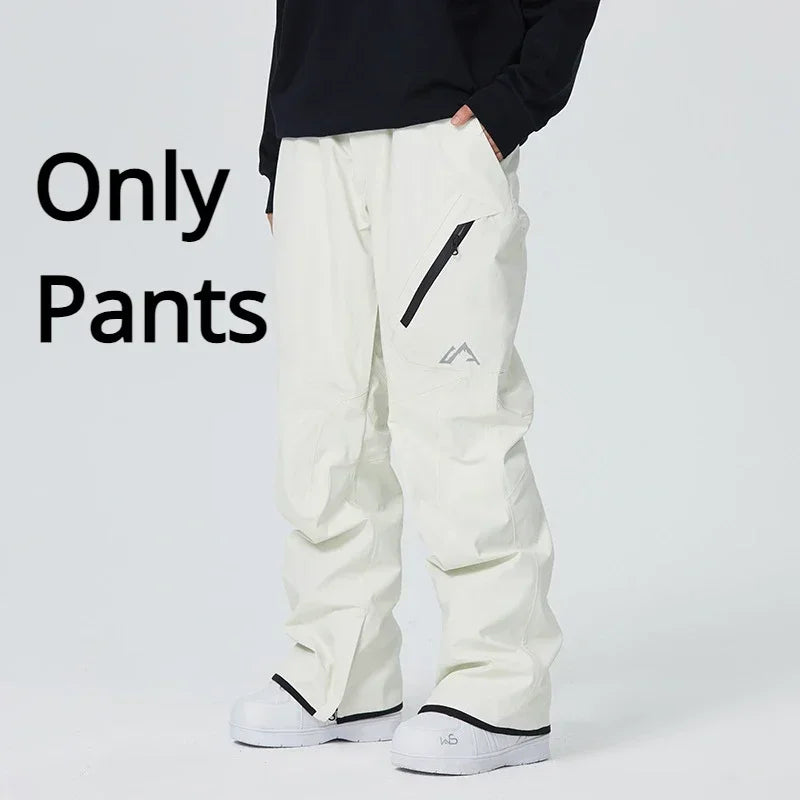 Winter 2025 Women's Snow Pants – Waterproof & Windproof Ski Overalls
