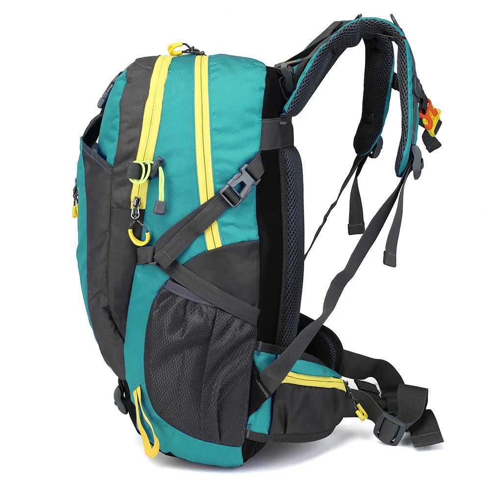 Cycle Climb 40L Water Resistant Travel Backpack Camp Hike Laptop Daypack Trekking Climb Back Bags For Outdoor  Men Women