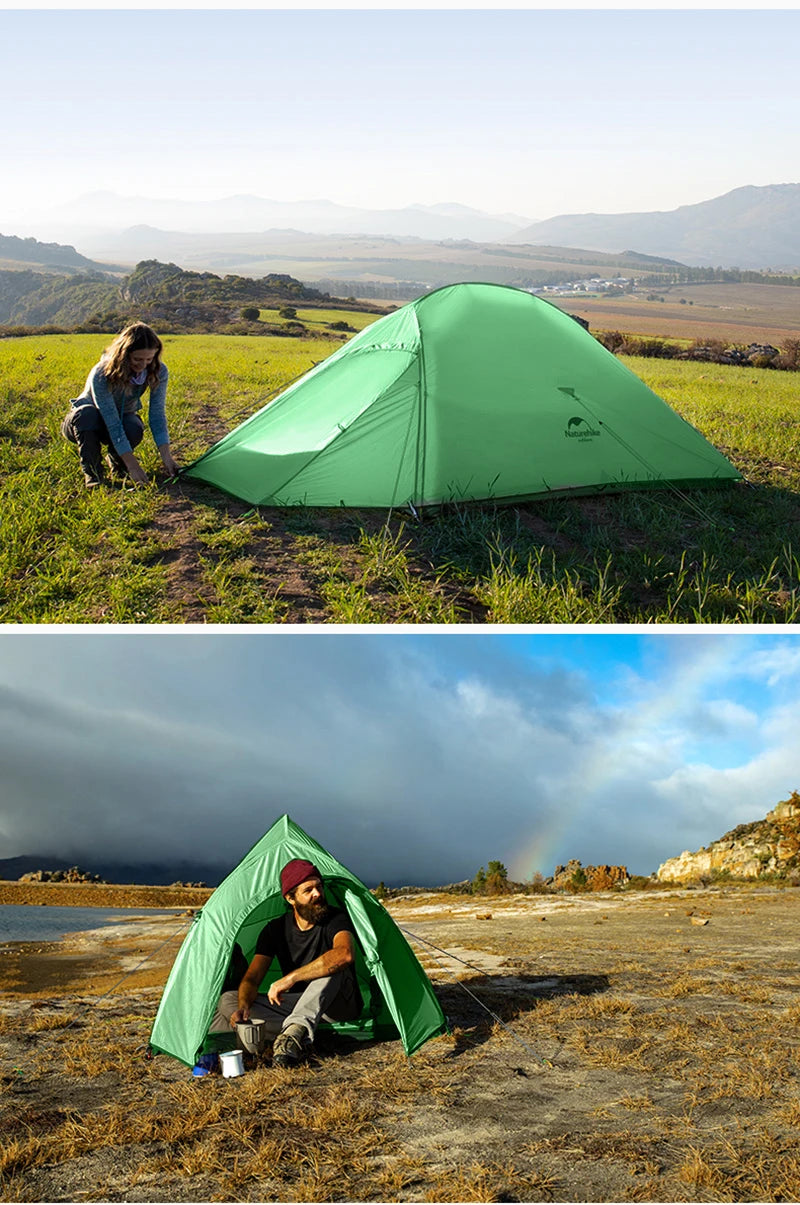 Naturehike Cloud Up – Ultralight 2-Person Camping Tent | Waterproof & Easy Setup