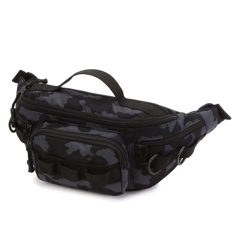 Camping Waist Chest Bag Multifuctional Outdoor Backpack Molle Fishing Lure Bag Shoulder Sling Fanny Pack Sports Hiking Bags