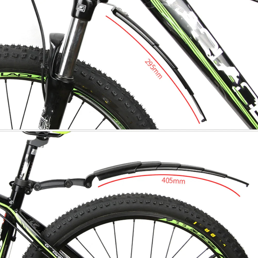 Bicycle Fenders Set — Front & Rear Mudguards