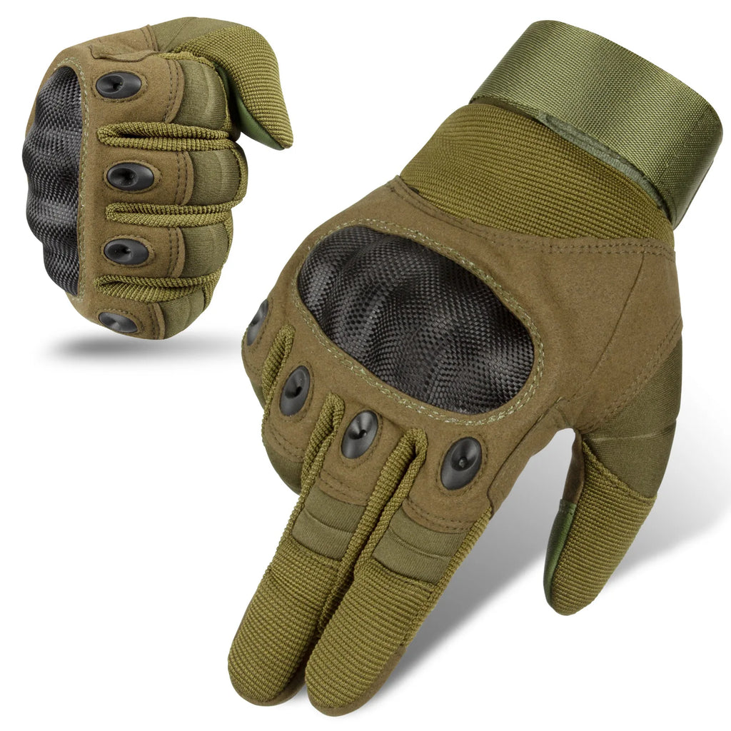 Tactical Full Finger Combat Gloves Hand Protective Gear Handwear Hunting Milsim Hiking Sports Outdoor Climbing Gloves