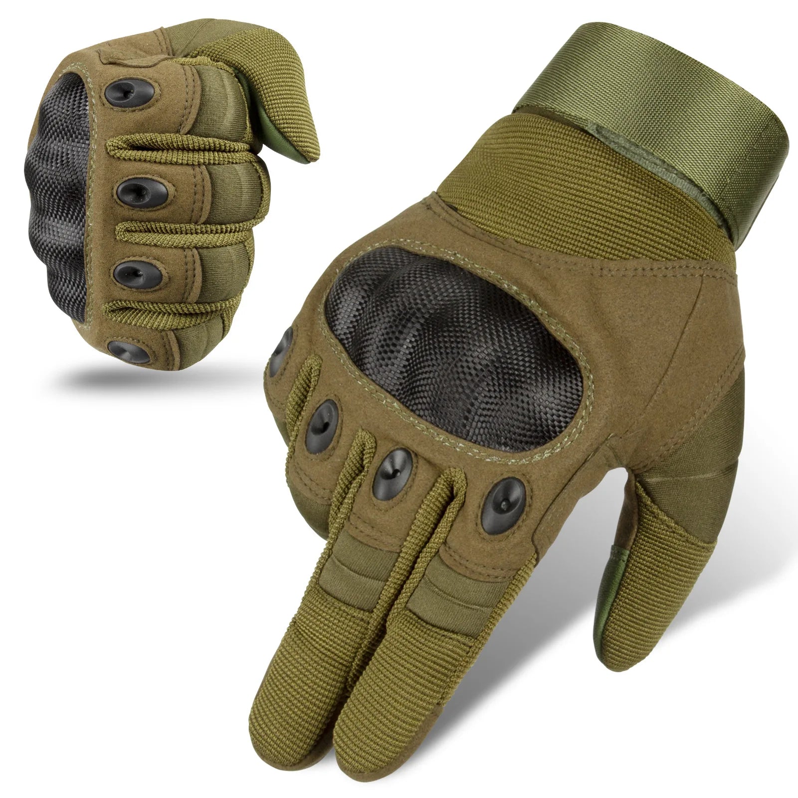 Tactical Full Finger Combat Gloves Hand Protective Gear Handwear Hunting Milsim Hiking Sports Outdoor Climbing Gloves
