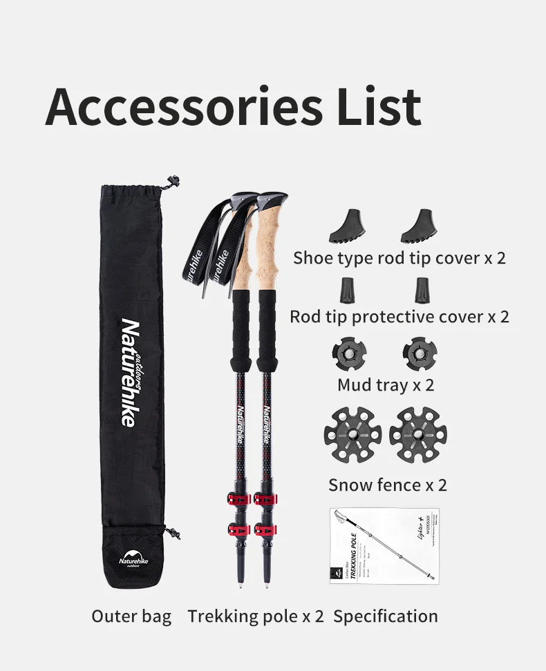 Skystride™ Carbon Trekking Poles