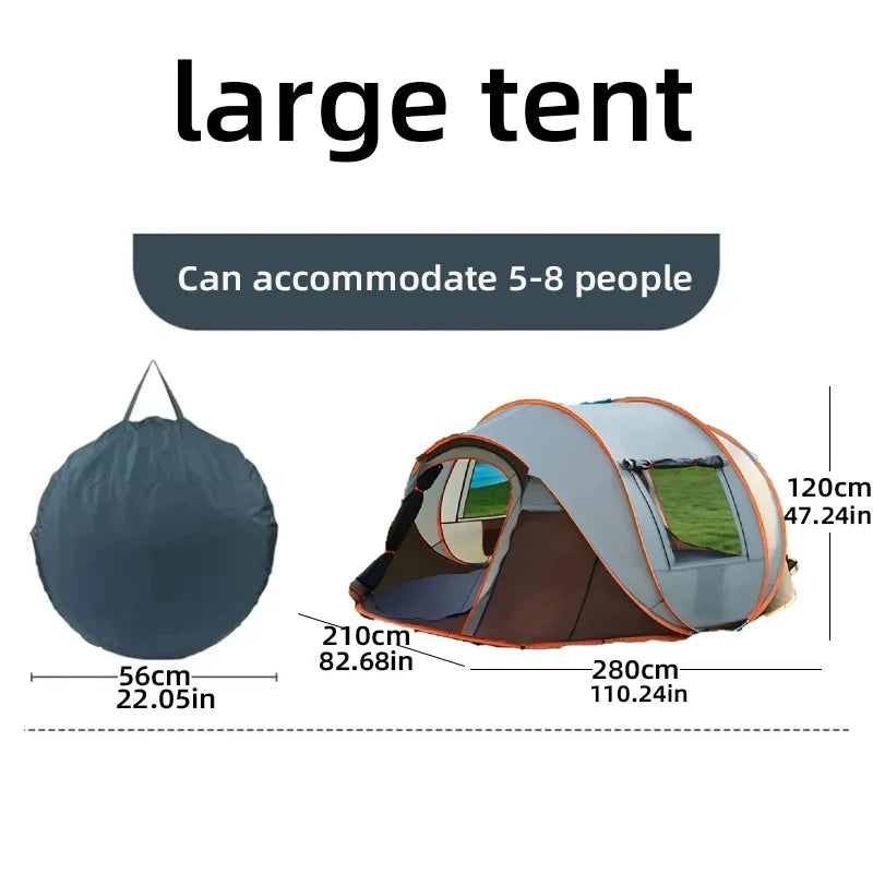 HavenDome XL Family Tent – 5-8 Person Waterproof Outdoor Shelter