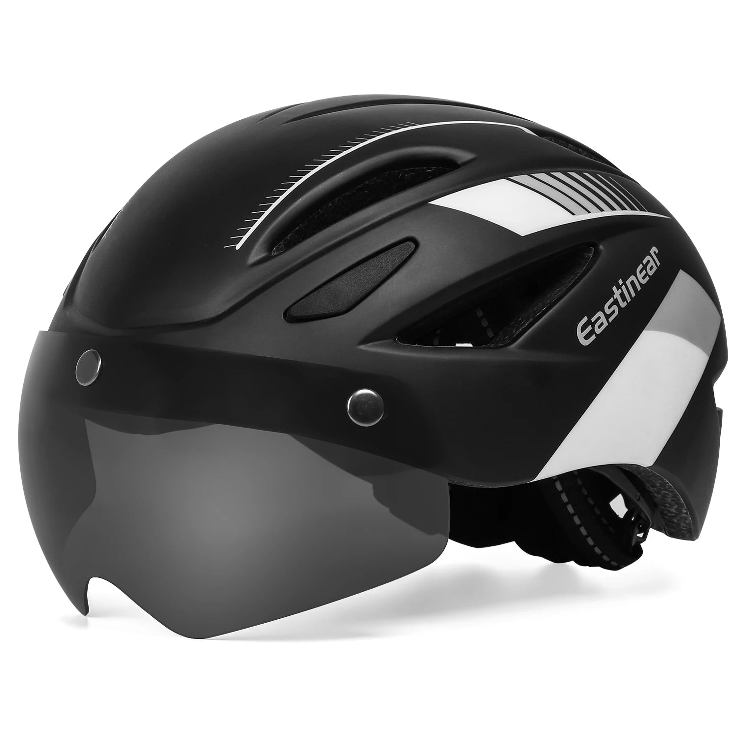 MTB Bicycle Helmet with Goggles & Rear Light