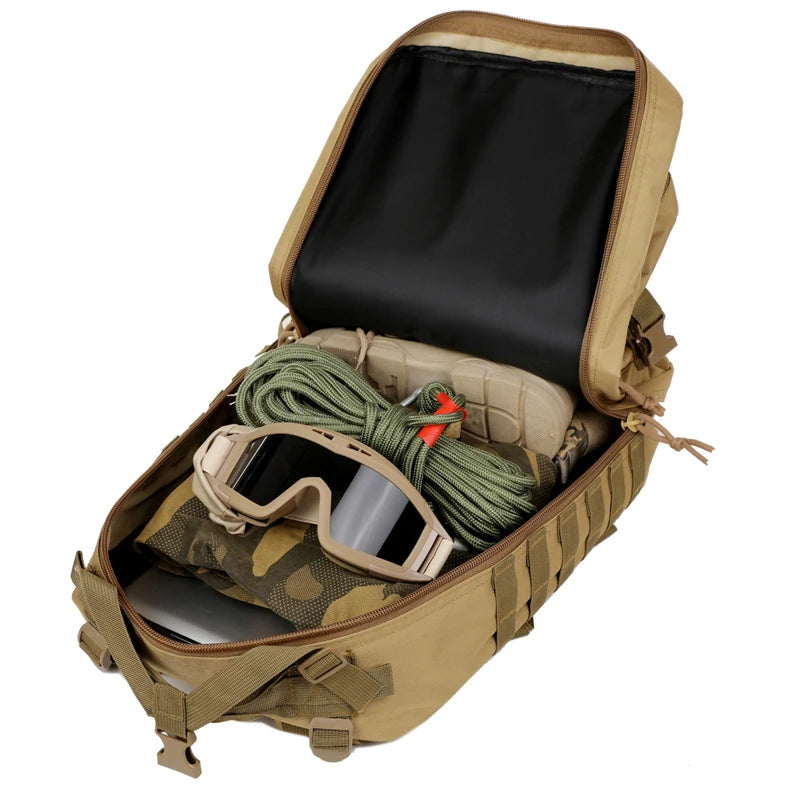 Large Capacity Waterproof Outdoor Travel Backpacks for Men Multi Pockets Durable Tactical Bag Camping Hiking Oxford Backpack