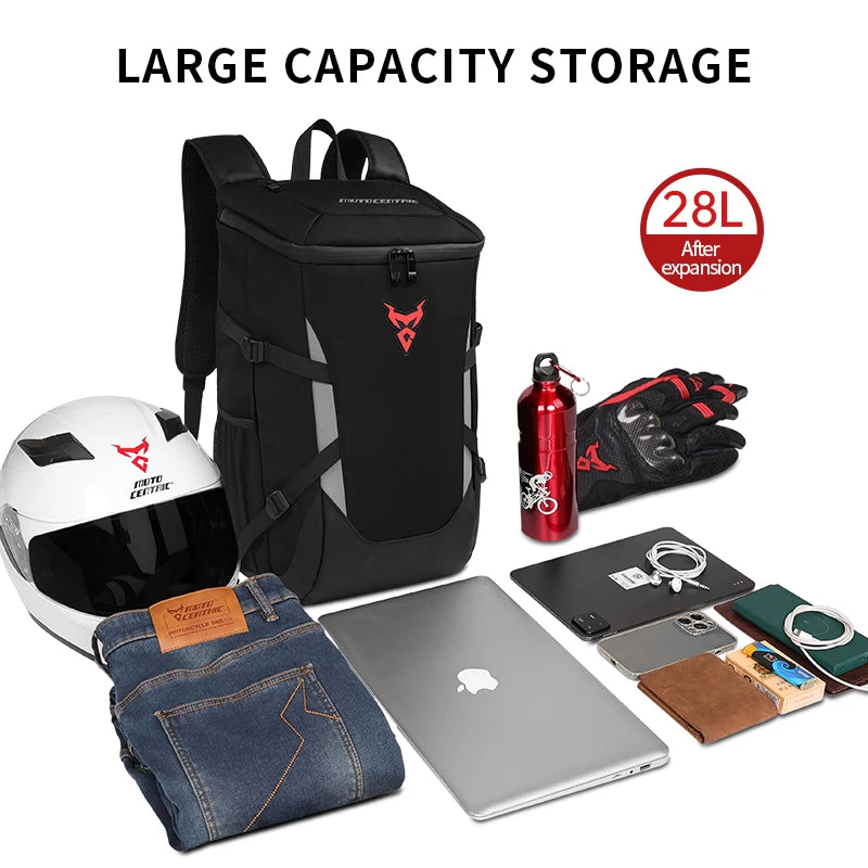 RidePack – Motorcycle Helmet & Travel Backpack