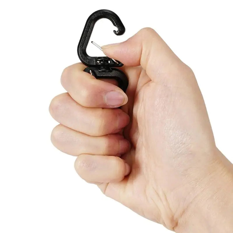 Backpacks Carabiner with 360 Degree Swivels Portable S Chain Hook Camping Double Hook Backpacks Buckles Camping Accessory