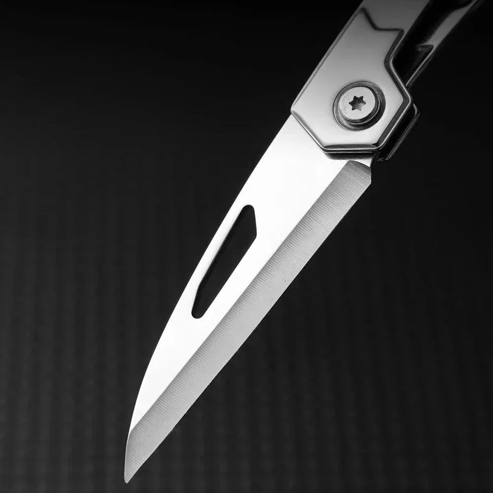 Camping Folding Knife Fruit Knife Outdoor Knife Sharp Blade Utility Knife Portable Hunting Knife Multi-function Pocket Knife