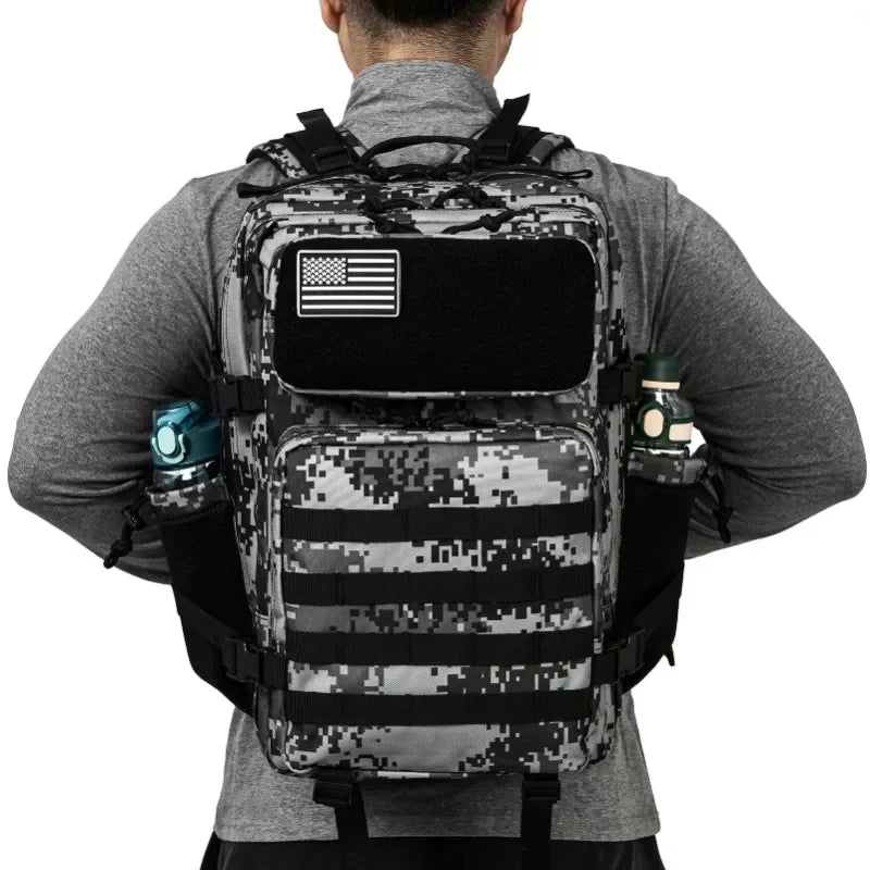 45L Tactical Backpack for Men and Women Outdoor camping equipment back pack Hiking Survival Rucksack travel backpacks School Bag