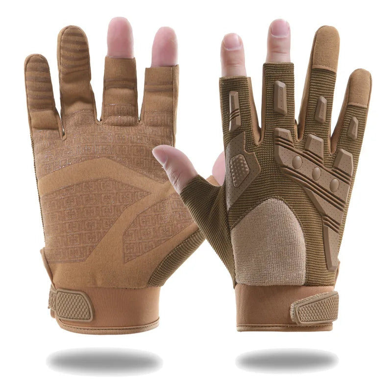 Tactical Gloves for Men and Women Outdoor Rock Climbing Finger Leakage Training Anti Slip Protection Cycling Tactical Gloves