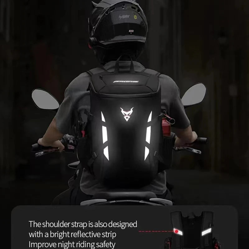 RidePack – Motorcycle Helmet & Travel Backpack