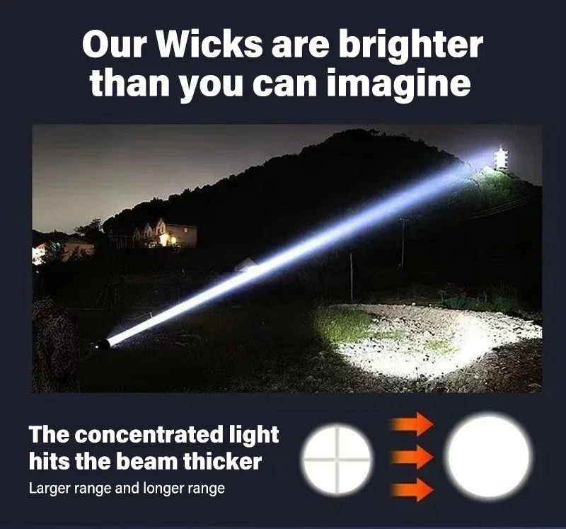 TactiGlow™ Rechargeable LED Flashlight
