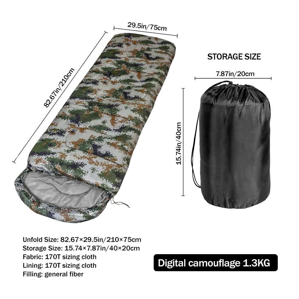 CamoShield – Lightweight Camouflage Sleeping Bag