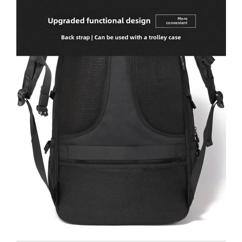 Large capacity men's backpack with high-end feel travel backpacksports outdoor luggage bag mountain climbing bag waterproof