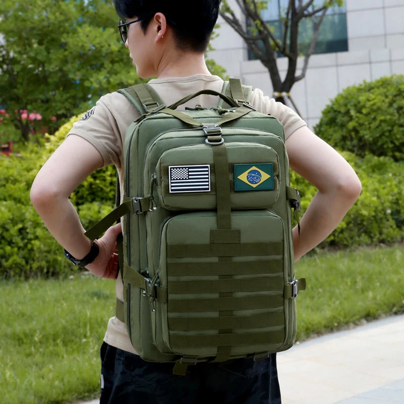 Large Capacity Waterproof Outdoor Travel Backpacks for Men Multi Pockets Durable Tactical Bag Camping Hiking Oxford Backpack