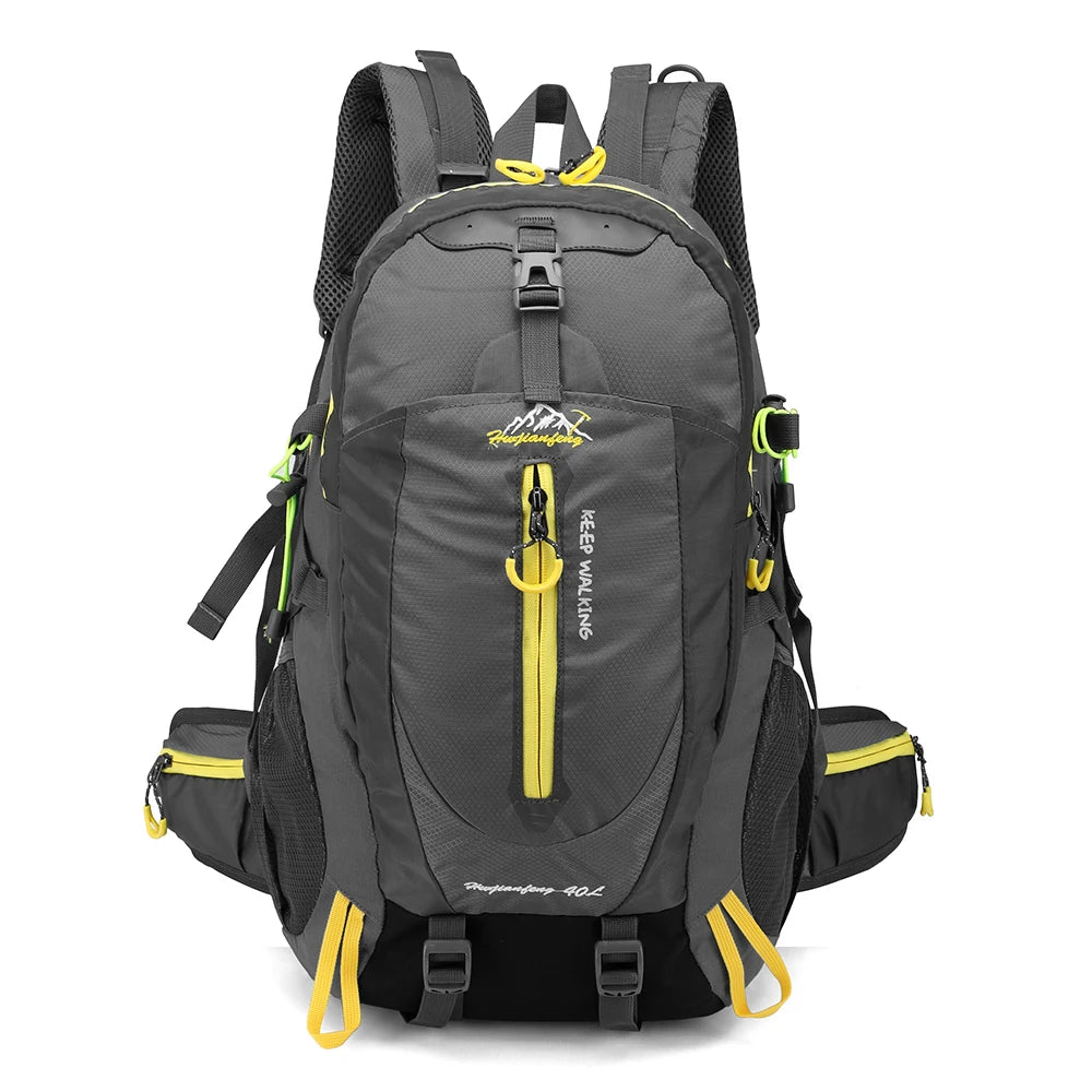 Cycle Climb 40L Water Resistant Travel Backpack Camp Hike Laptop Daypack Trekking Climb Back Bags For Outdoor  Men Women