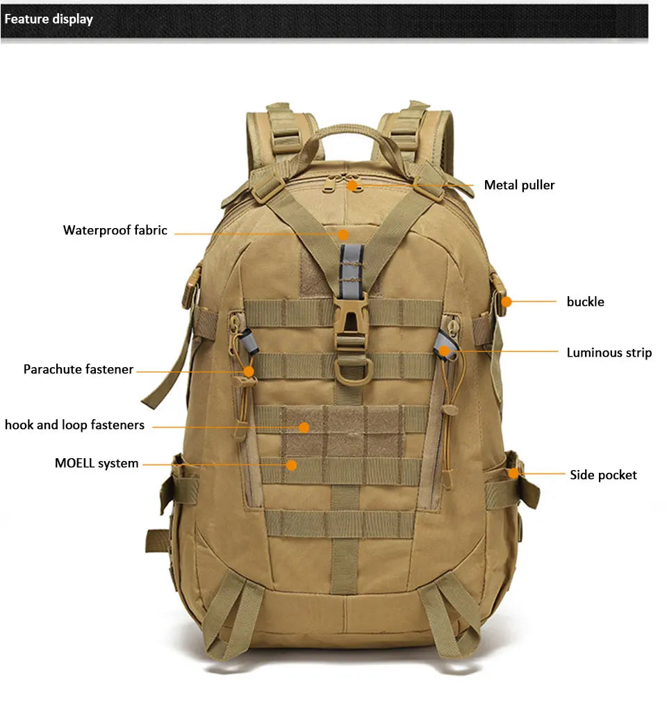 40L Camping Backpack