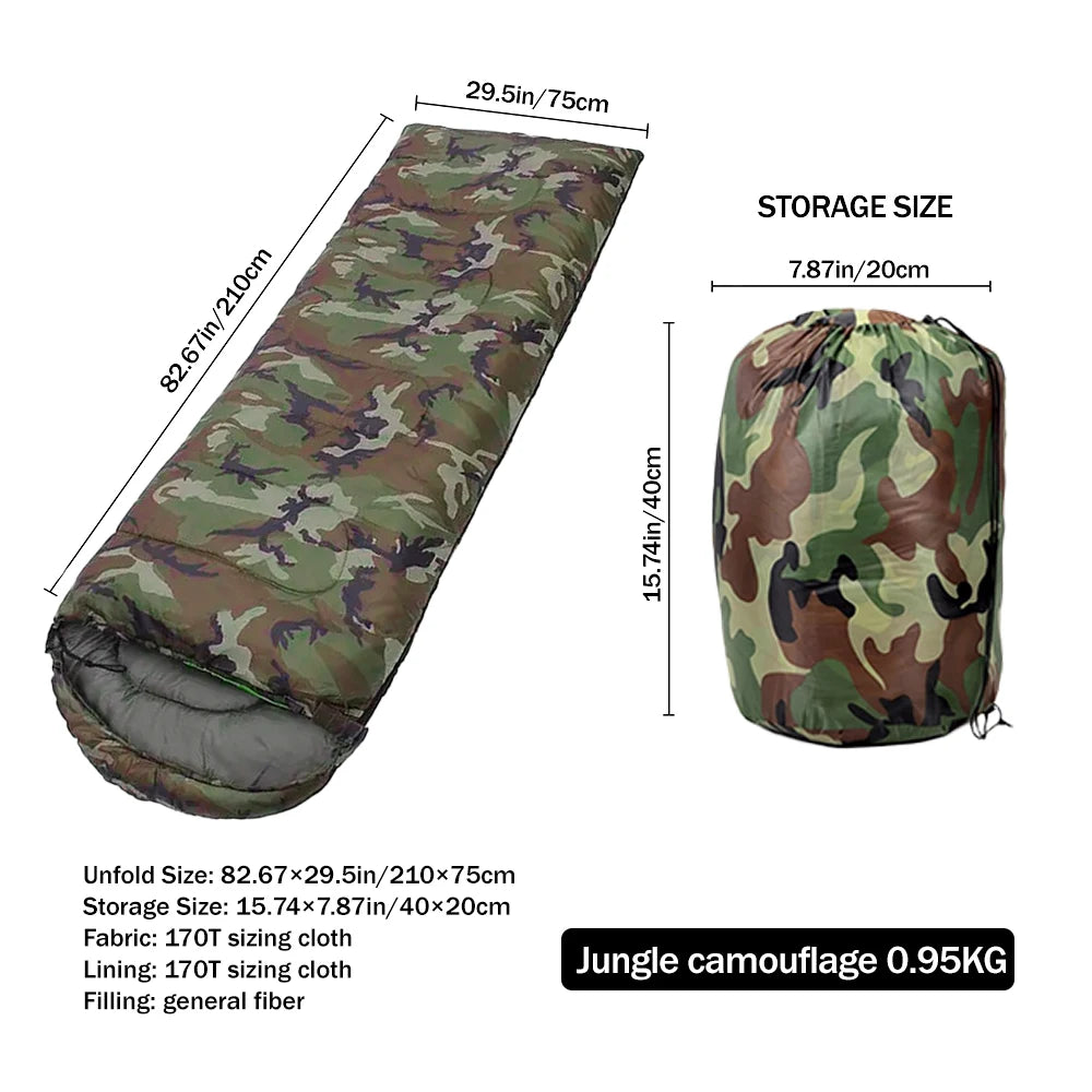 CamoShield – Lightweight Camouflage Sleeping Bag
