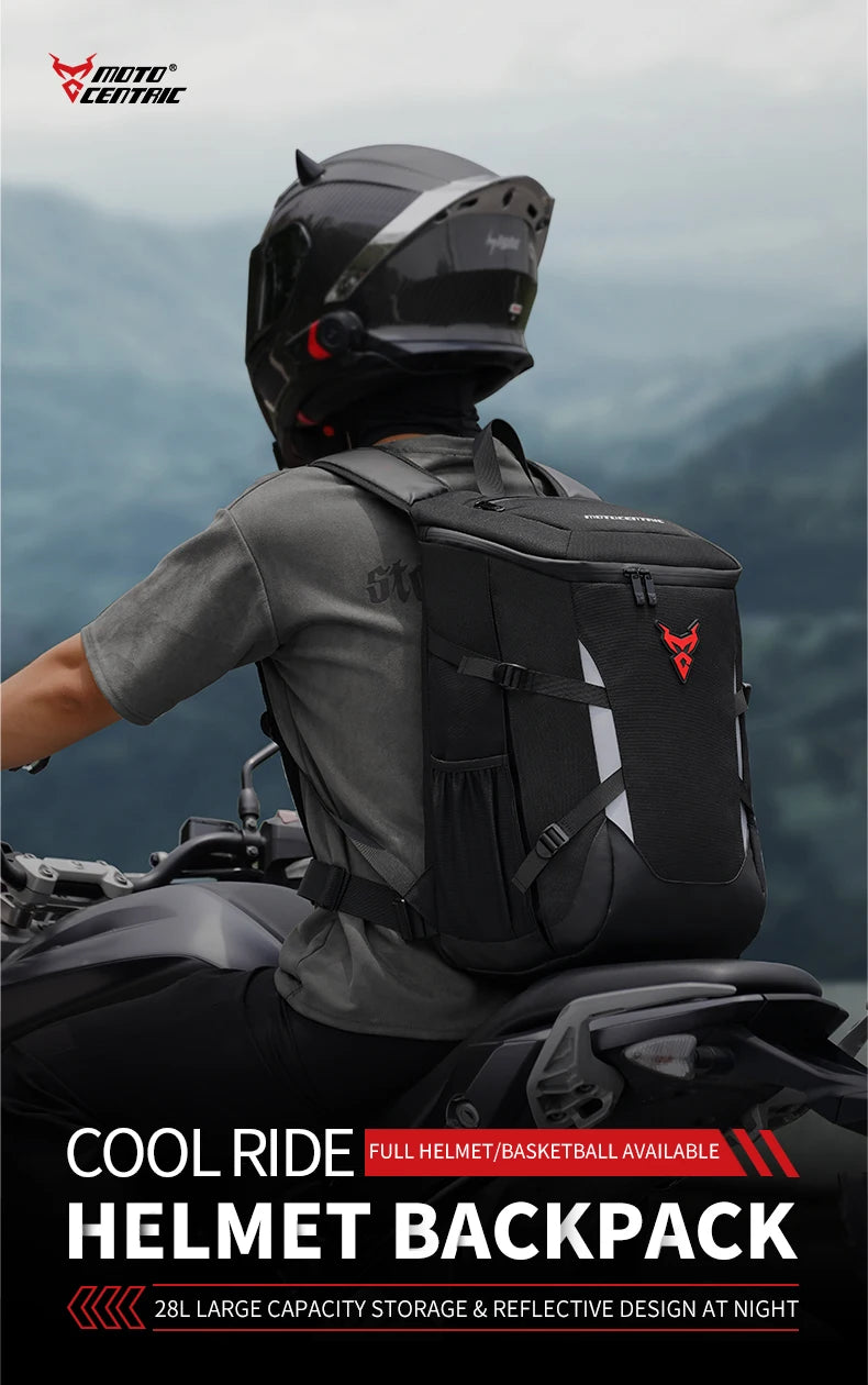 RidePack – Motorcycle Helmet & Travel Backpack