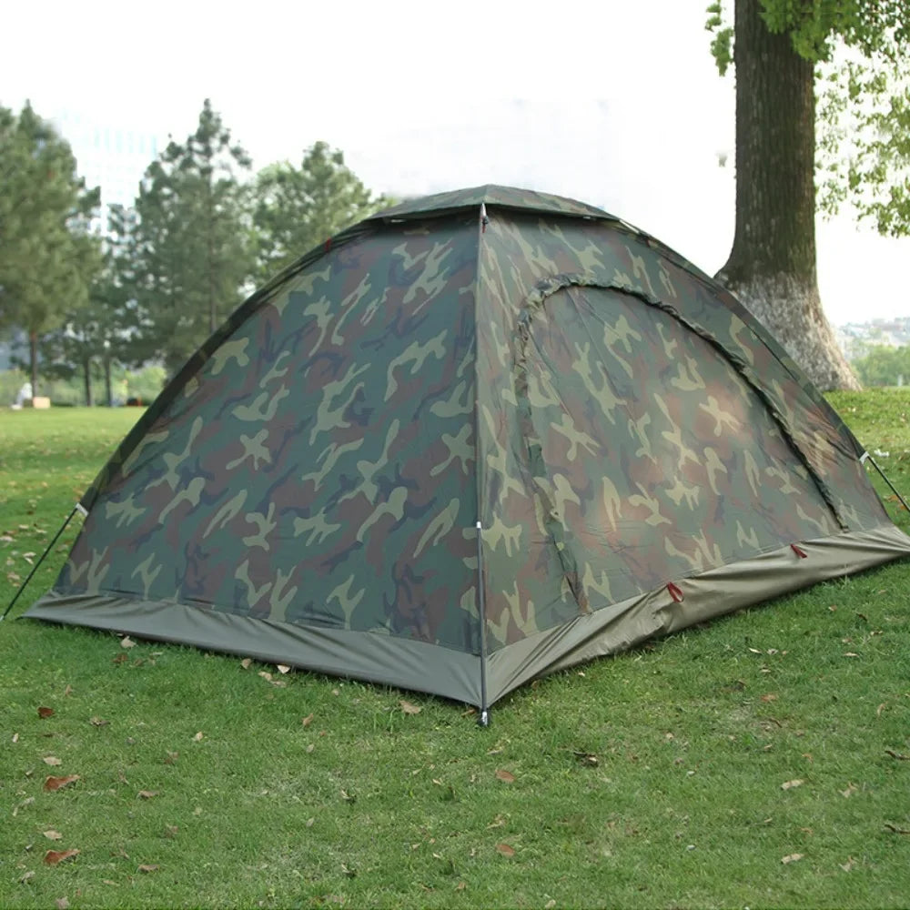 StealthCam Camouflage Camping Tent – Lightweight & Portable Single Layer