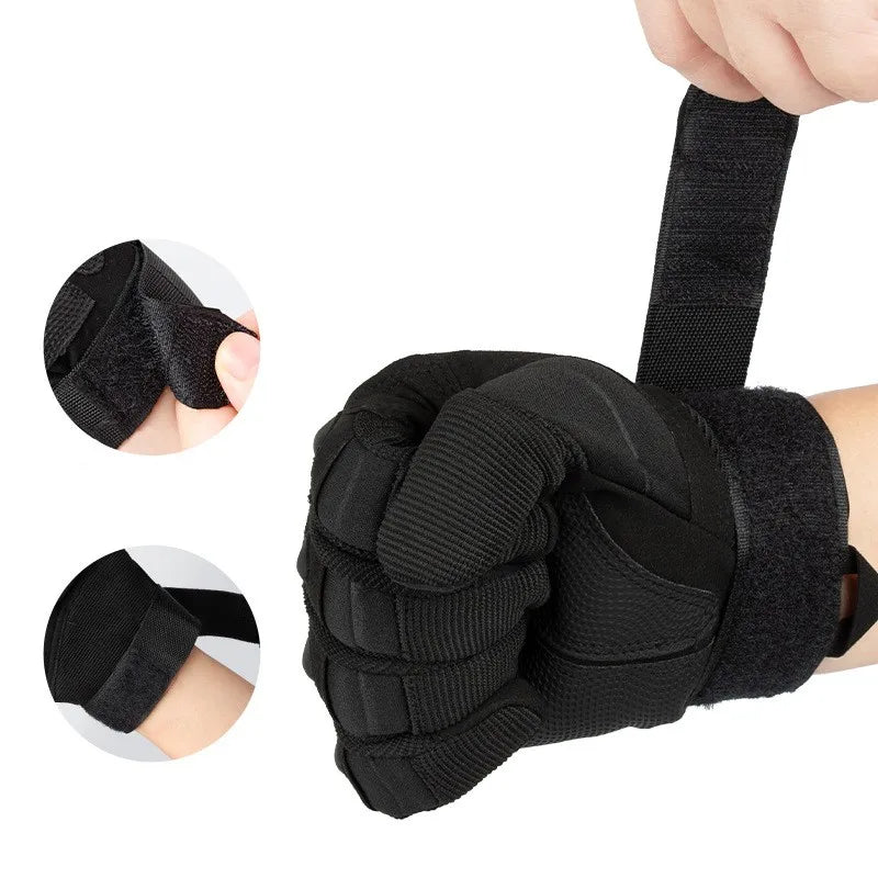 Tactical Full Finger Combat Gloves Hand Protective Gear Handwear Hunting Milsim Hiking Sports Outdoor Climbing Gloves