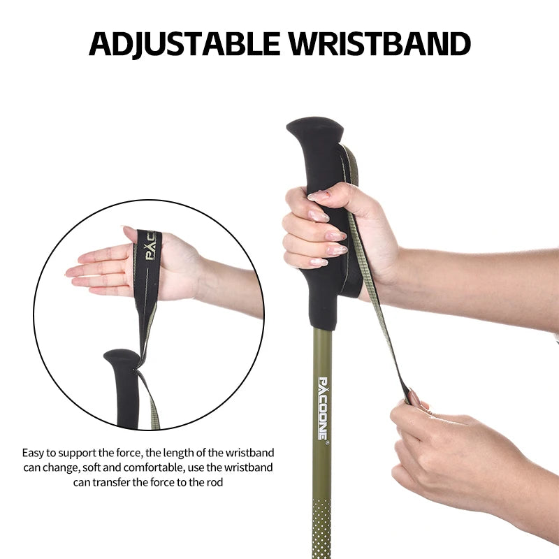 PeakLance™ Carbon Fiber Trekking Pole – Precision. Power. Packability.