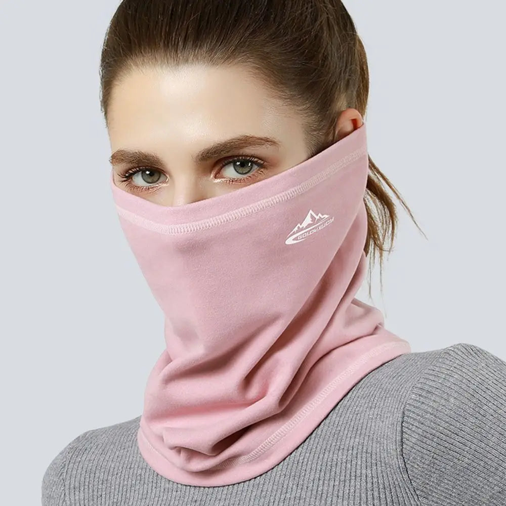 Unisex Winter Thermal Neck Warmer – Windproof Velvet Bandana for Outdoor Sports