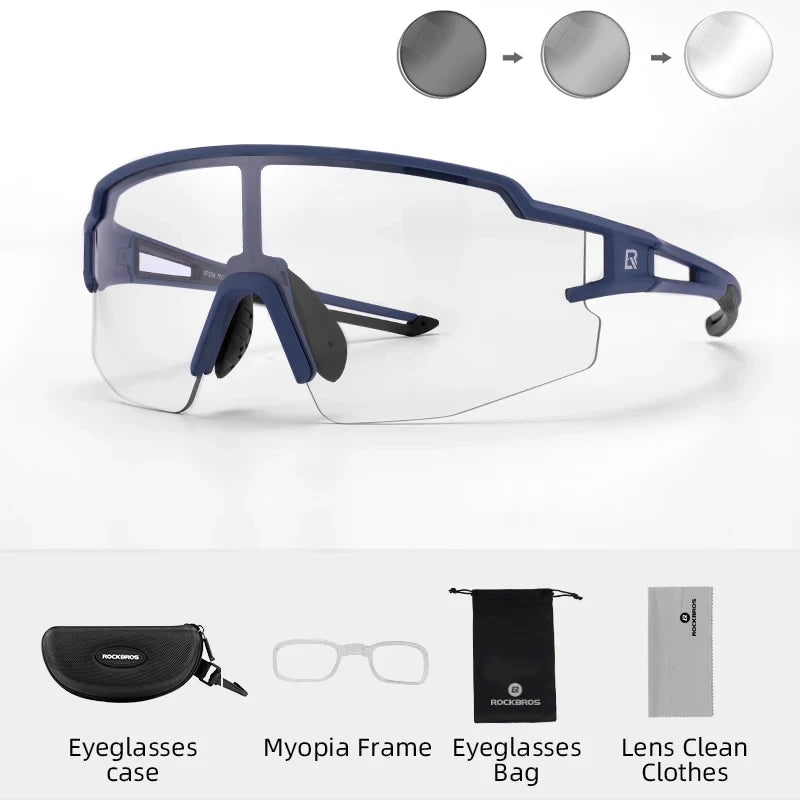 Photochromic Polarized Cycling Glasses – Ultimate UV400 Protection for MTB & Road