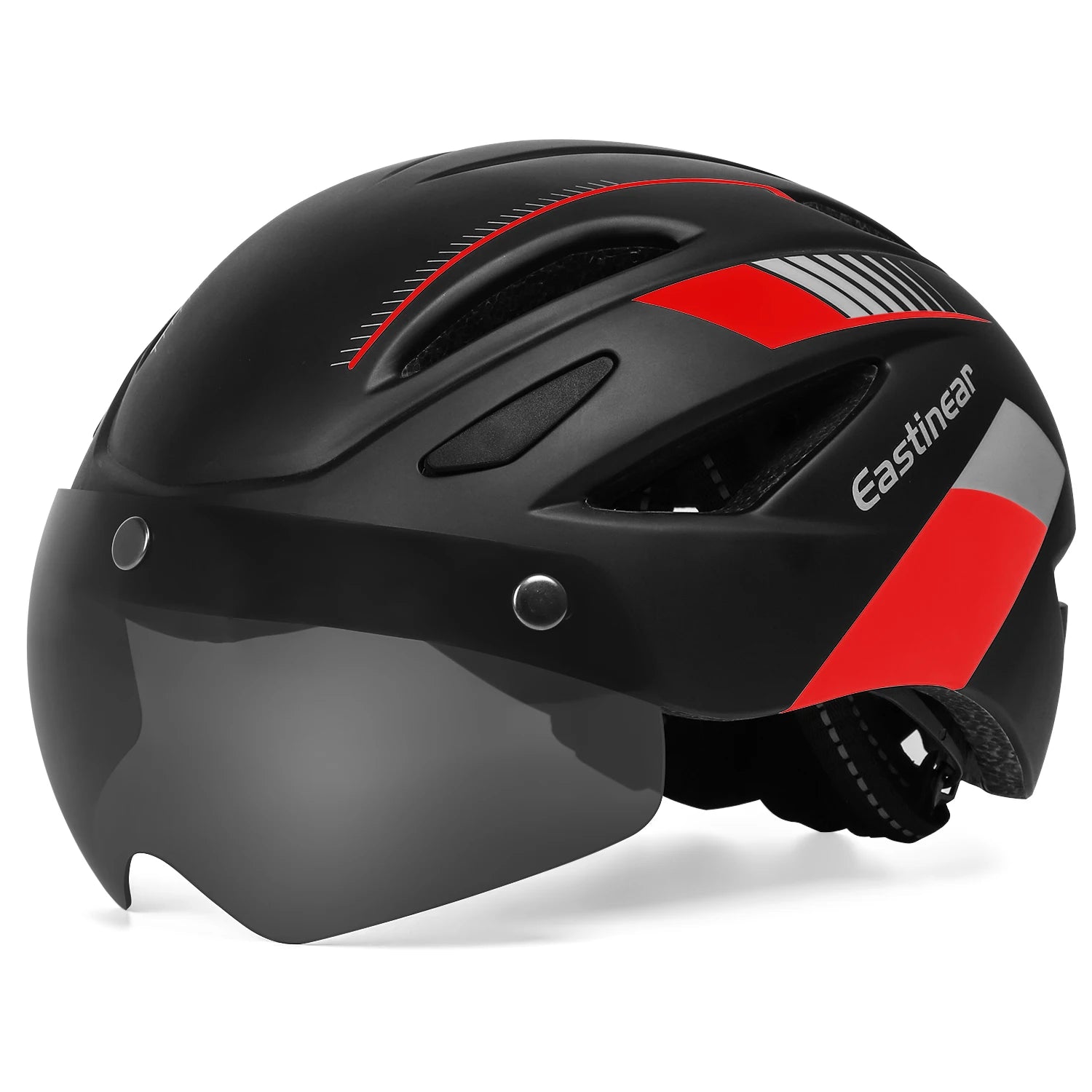 MTB Bicycle Helmet with Goggles & Rear Light