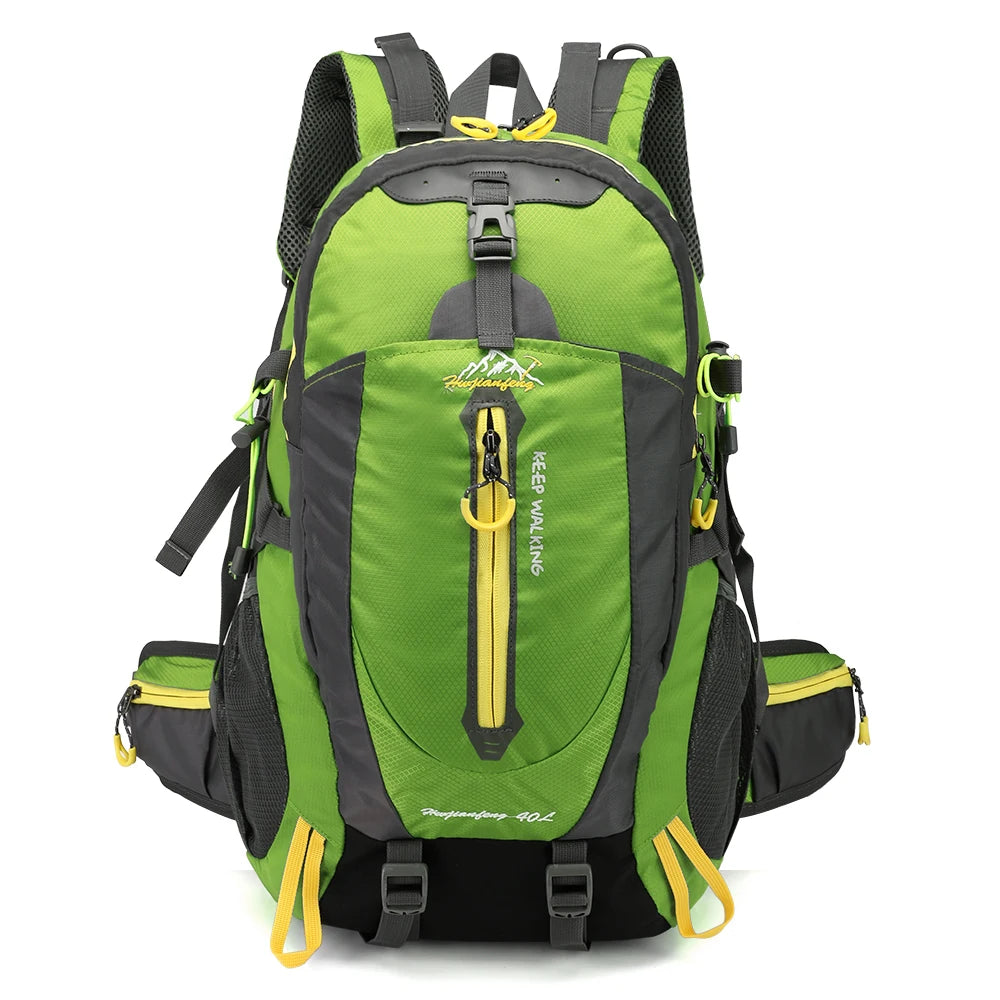 Cycle Climb 40L Water Resistant Travel Backpack Camp Hike Laptop Daypack Trekking Climb Back Bags For Outdoor  Men Women