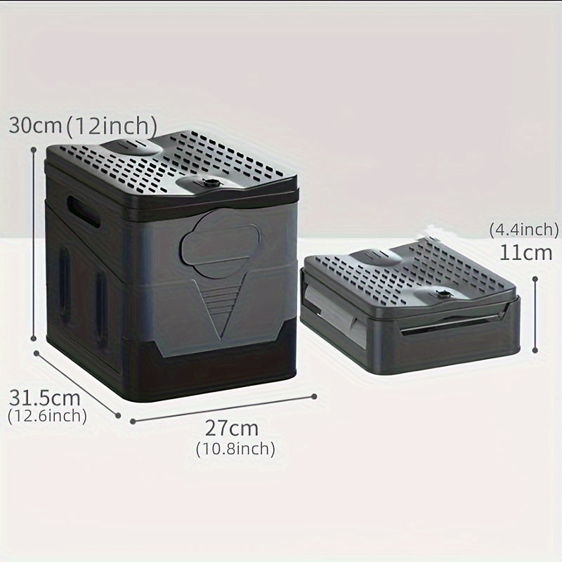 Portable Folding Car Toilet – Emergency Outdoor Camping Toilet with Expandable Design